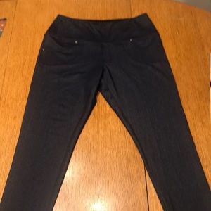RUBY RIBBON Denim Leggings size L - Sample